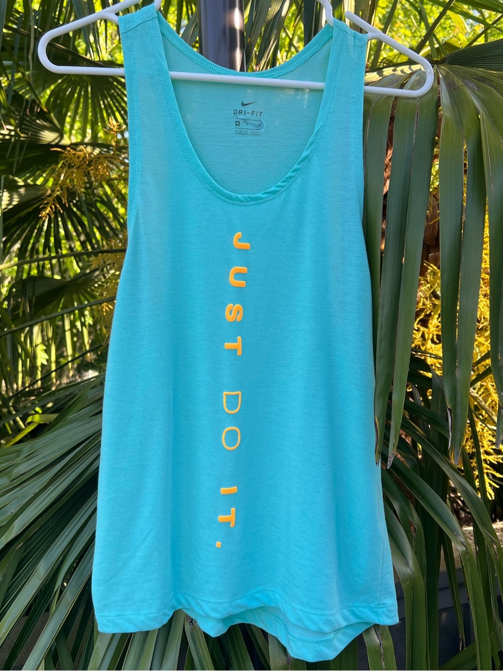 Nike Dri-FIT Women’s Aqua/Turquoise Racerback Athletic Tank Top Size Medium